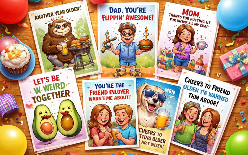 funny seasonal cards